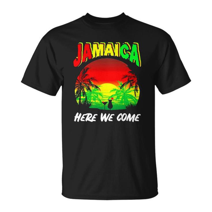 Jamaica Here We Come Jamaica Calling Unisex T-Shirt