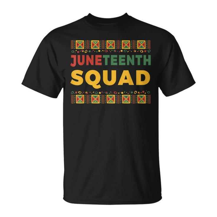 Junenth Squad Men Women & Kids Boys Girls & Toddler  Unisex T-Shirt
