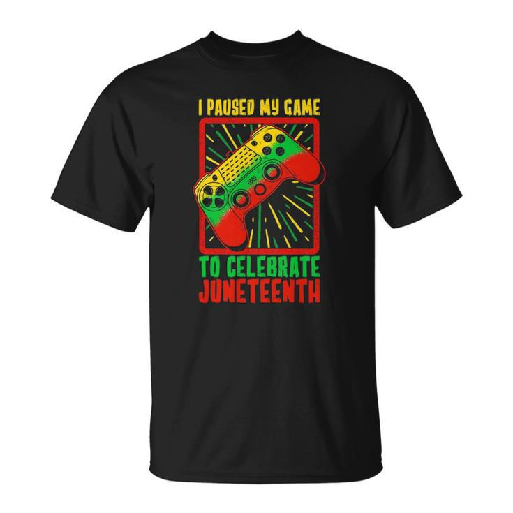 Juneteenth S For Men Juneteenth S Kids Boy Gamer Unisex T-Shirt