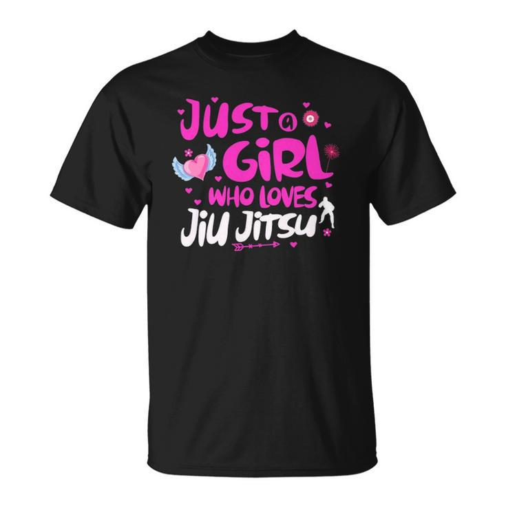 Just A Girl Who Loves Jiu Jitsu Unisex T-Shirt
