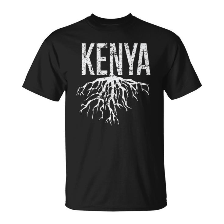 Kenya Roots Distressed Design Kenya Lover Gift Unisex T-Shirt