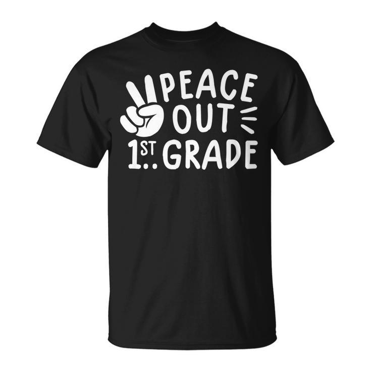 Kids Peace Out 1St Grade  For Boys Girls Last Day Of School   Unisex T-Shirt