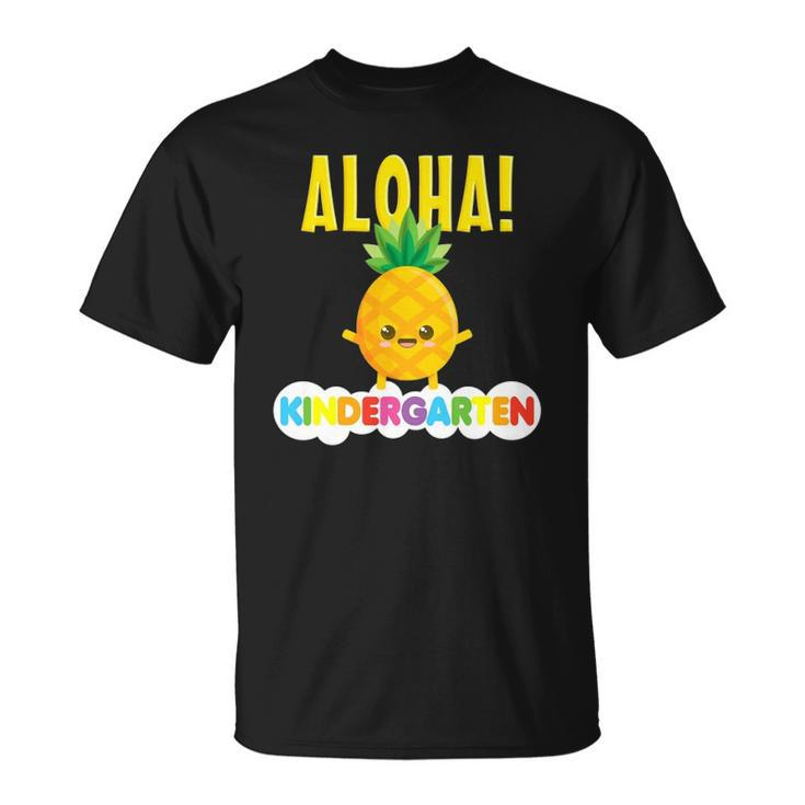 Kindergarten Cool Aloha Cute Pineapple Unisex T-Shirt