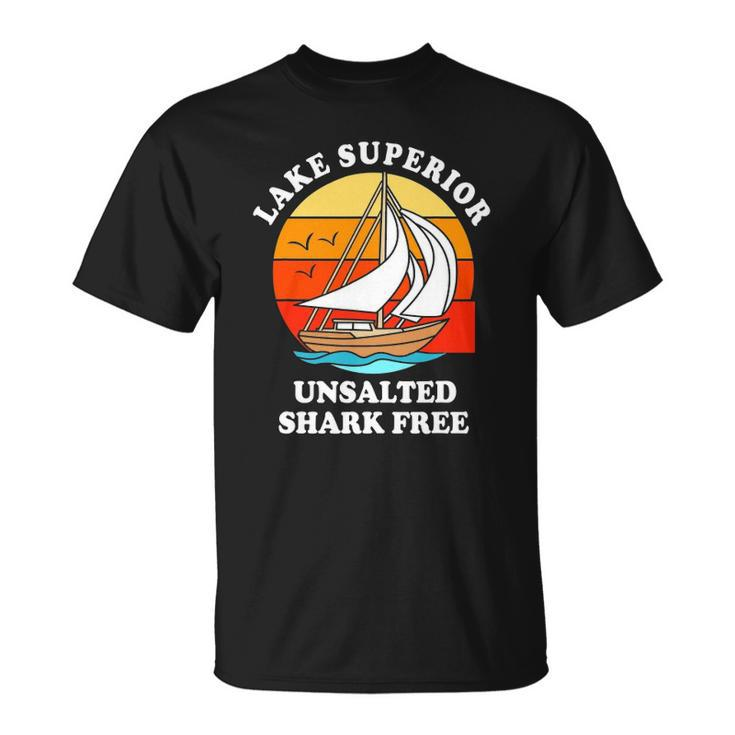 Lake Superior Unsalted Shark Free Unisex T-Shirt