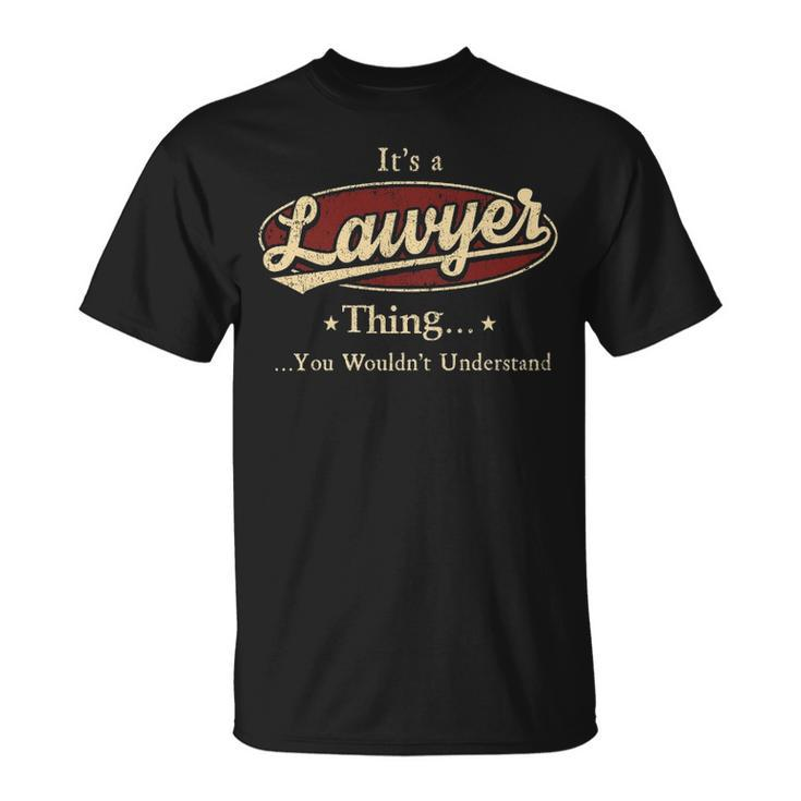 Lawyer Shirt Personalized Name Gifts T Shirt Name Print T Shirts Shirts With Name Lawyer Unisex T-Shirt