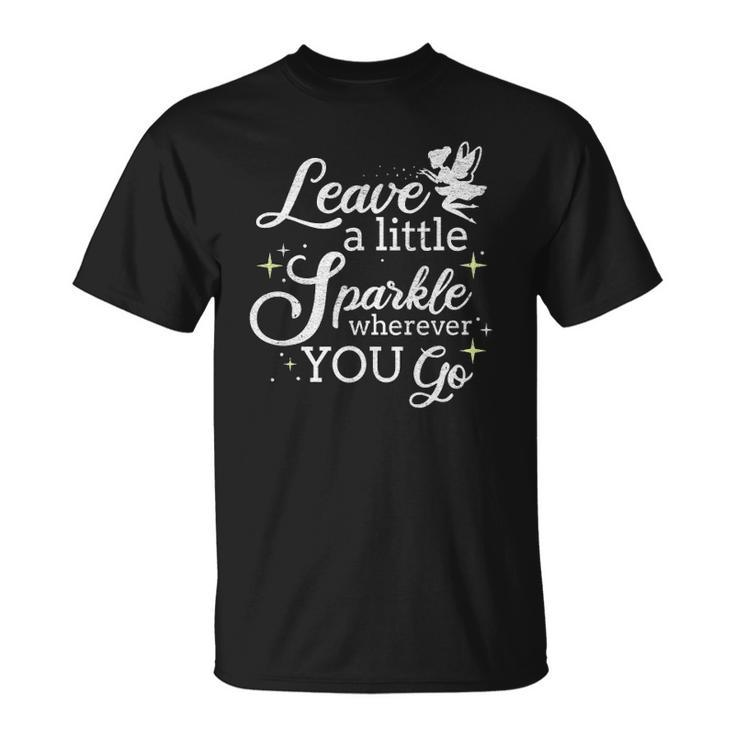 Leave A Little Sparkle Wherever You Go Vintage Unisex T-Shirt