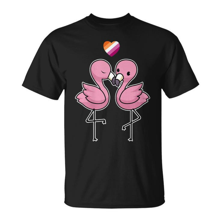 Lesbian Flamingo Lgbt Lesbian T-shirt