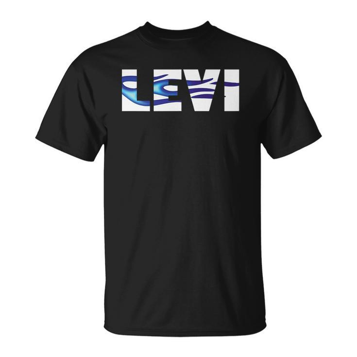 Levi Name Cool Auto Detailing Flames So Fast Unisex T-Shirt