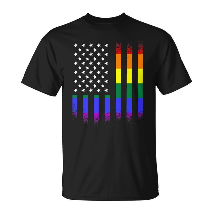 Lgbt Lgbtq Pride Month4th Of July Flag Men Women Kid Unisex T-Shirt