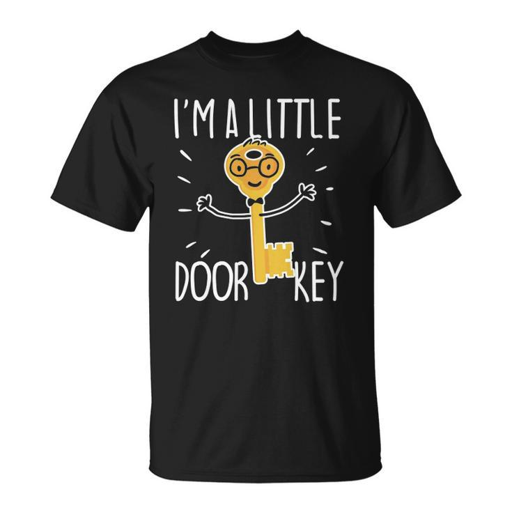 Little Door Key Pun Dad Joke Boyfriend Coworker T-shirt