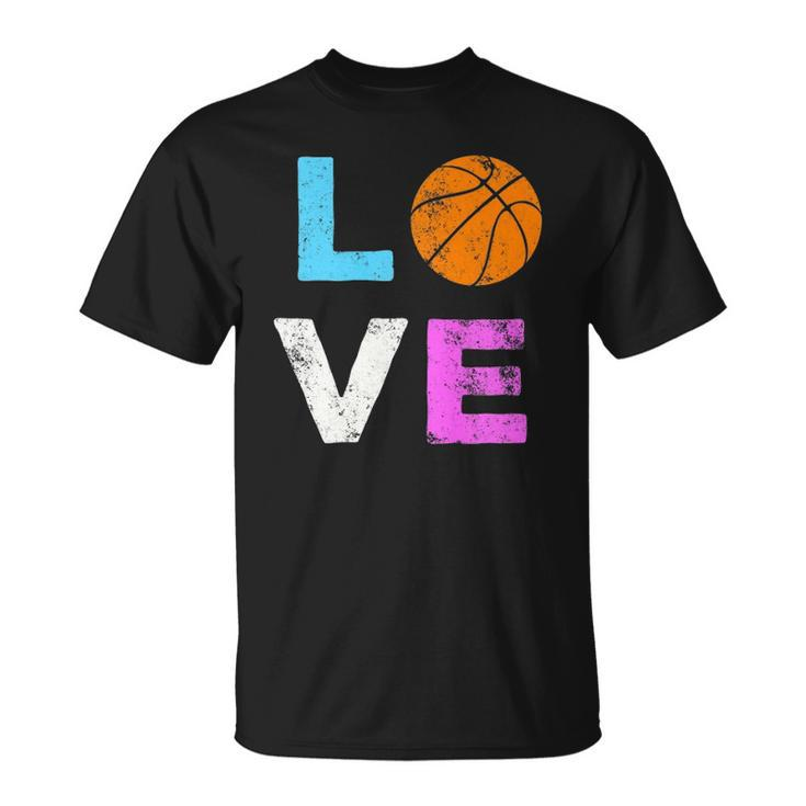 Love Basketball American Team Fan Gift  Unisex T-Shirt