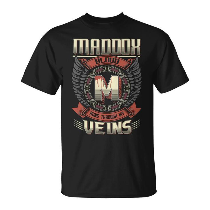 Maddox Blood  Run Through My Veins Name V6 Unisex T-Shirt