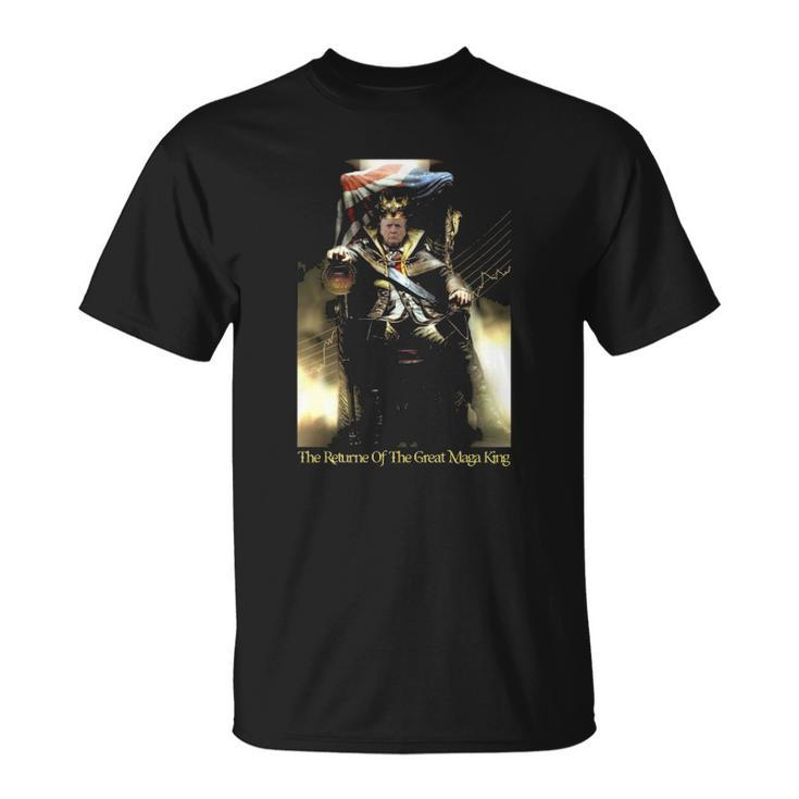 Maga King Trump The Tyranny Of King Washington The Return Of The Great Maga King Unisex T-Shirt