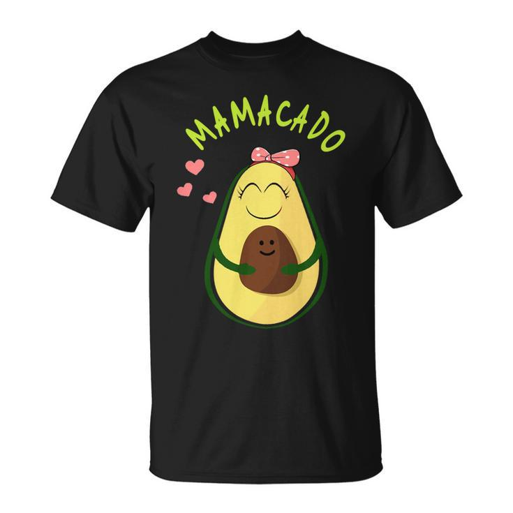 Mamacado Cute Avocado Pregnant Mom 502 Shirt Unisex T-Shirt