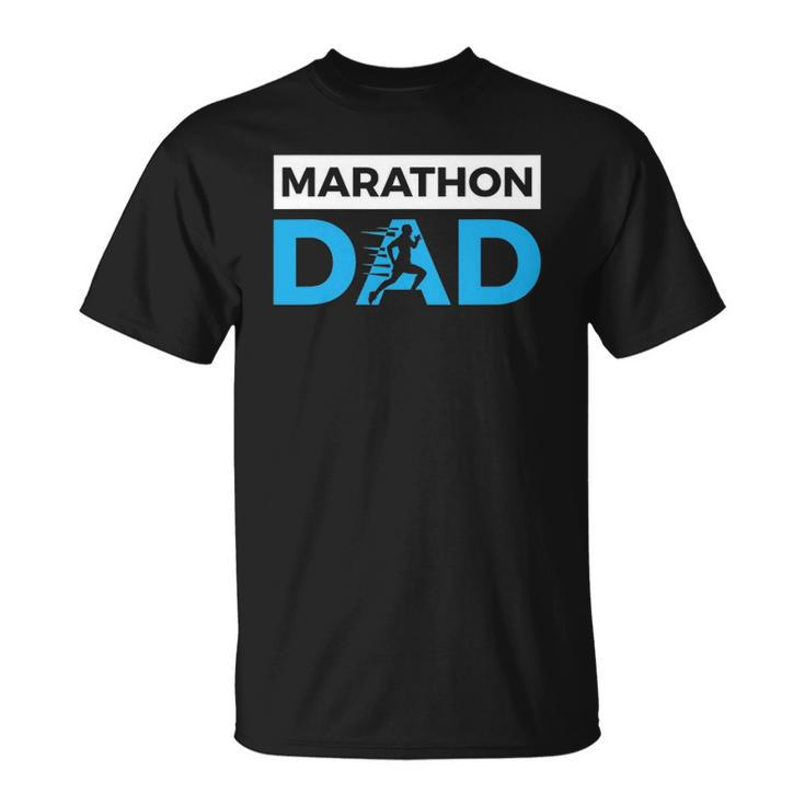 Marathon Dad Funny Sport Running Fathers Day Gift Unisex T-Shirt