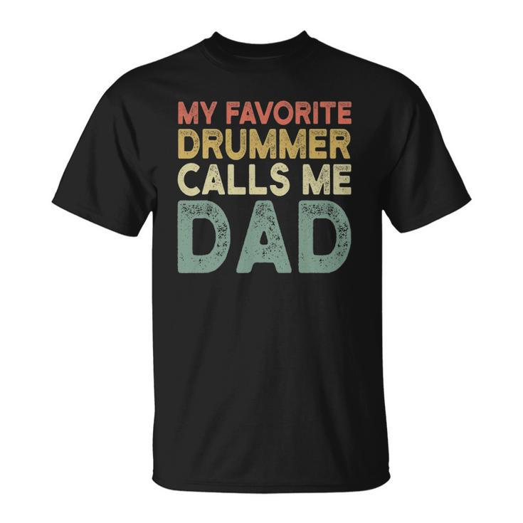 Marching Band Retro Drumline Dad Funny Gift For Daddy Unisex T-Shirt