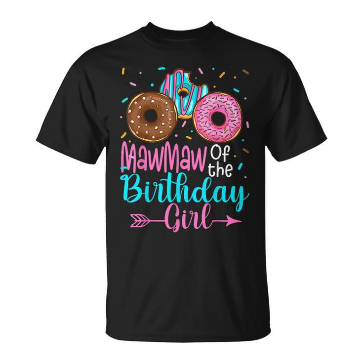 Mawmaw Of The Birthday Girl Donut Party Family Matching  Unisex T-Shirt