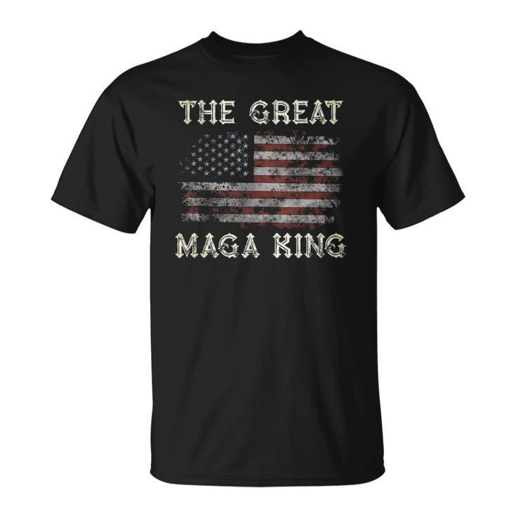 Mega King Usa Flag Proud Ultra Maga 2024  Unisex T-Shirt