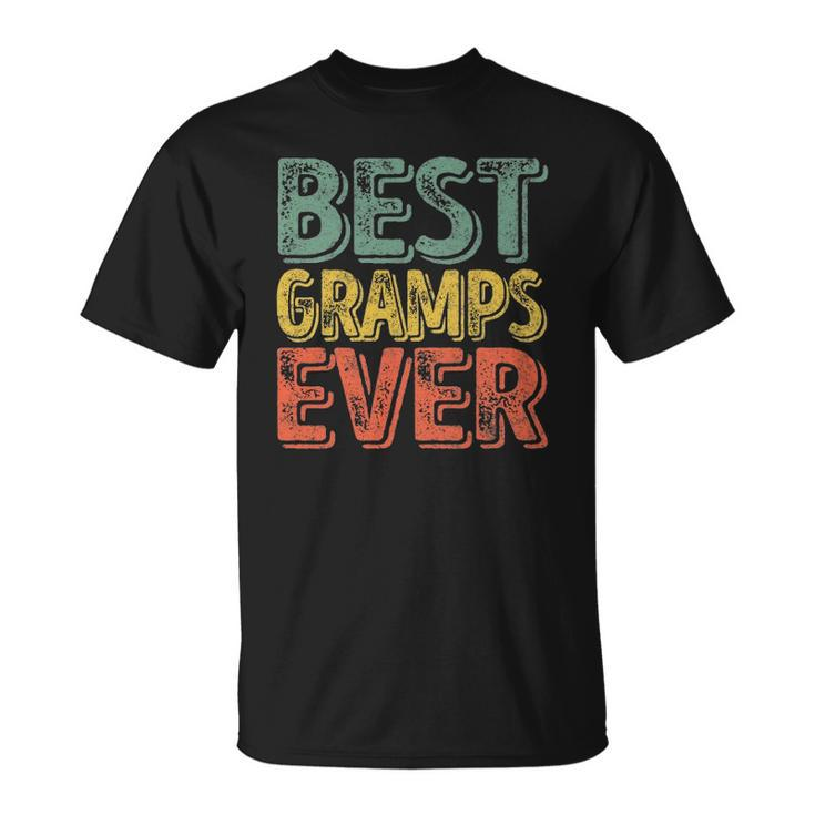 Mens Best Gramps Ever  Funny Christmas Gift Fathers Day Unisex T-Shirt
