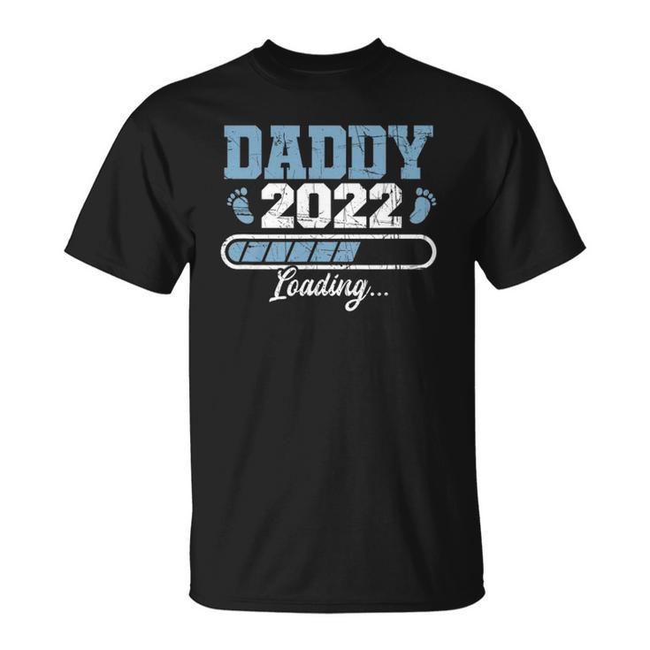 Mens Daddy 2022 Pregnancy Reveal First Time Dad Unisex T-Shirt