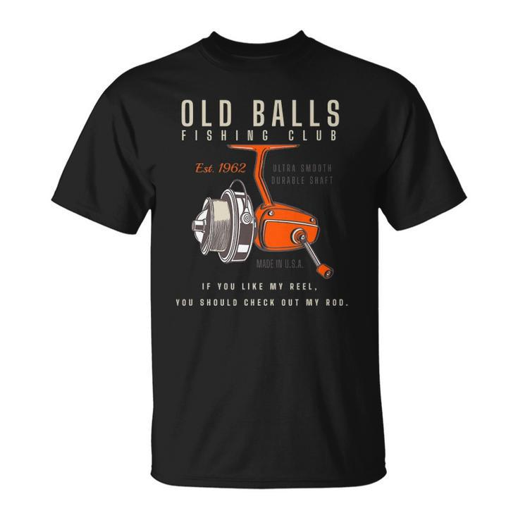 Mens Funny 60Th Birthday Fishing Pun For Mens Over The Hill 60 Years Old Unisex T-Shirt