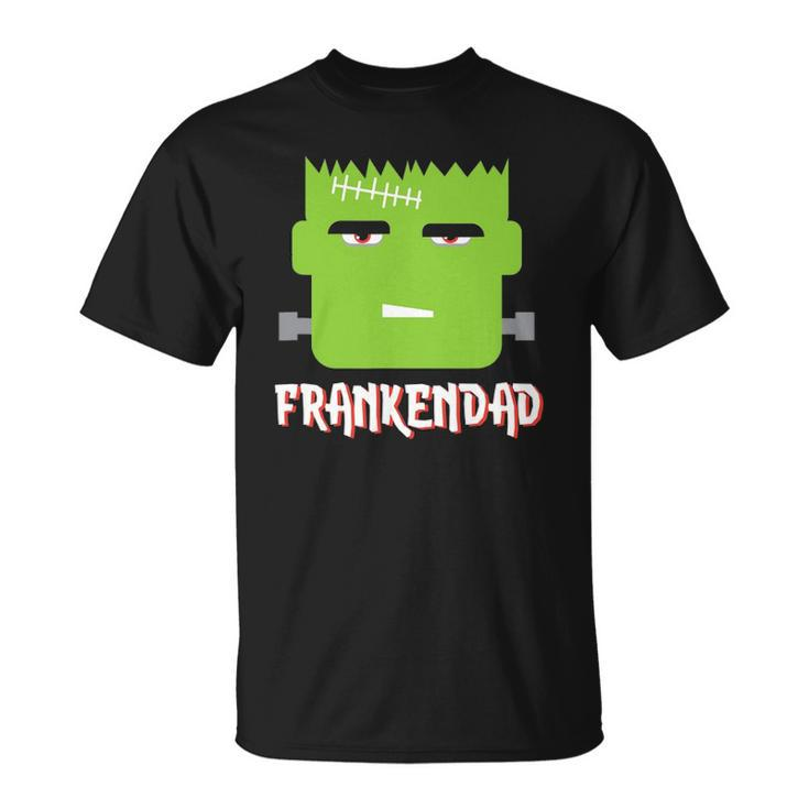 Mens Funny Frankendad Halloween Tee Unisex T-Shirt