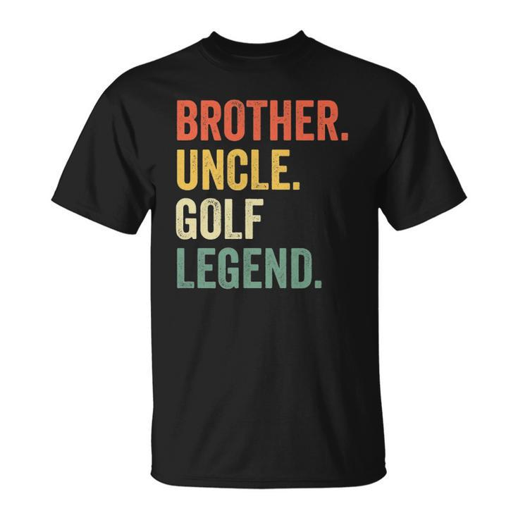Mens Funny Golfer Brother Uncle Golf Legend Vintage Retro Golfing Unisex T-Shirt