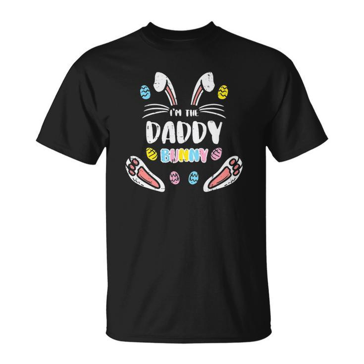 Mens Im Daddy Bunny Rabbit Easter Family Matching Dad Papa Men Unisex T-Shirt
