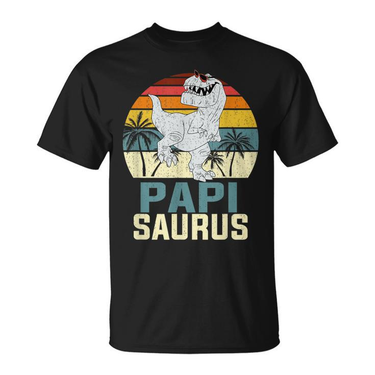 Mens Papisaurus T Rex Dinosaur Papi Saurus Family Matching  V2 Unisex T-Shirt