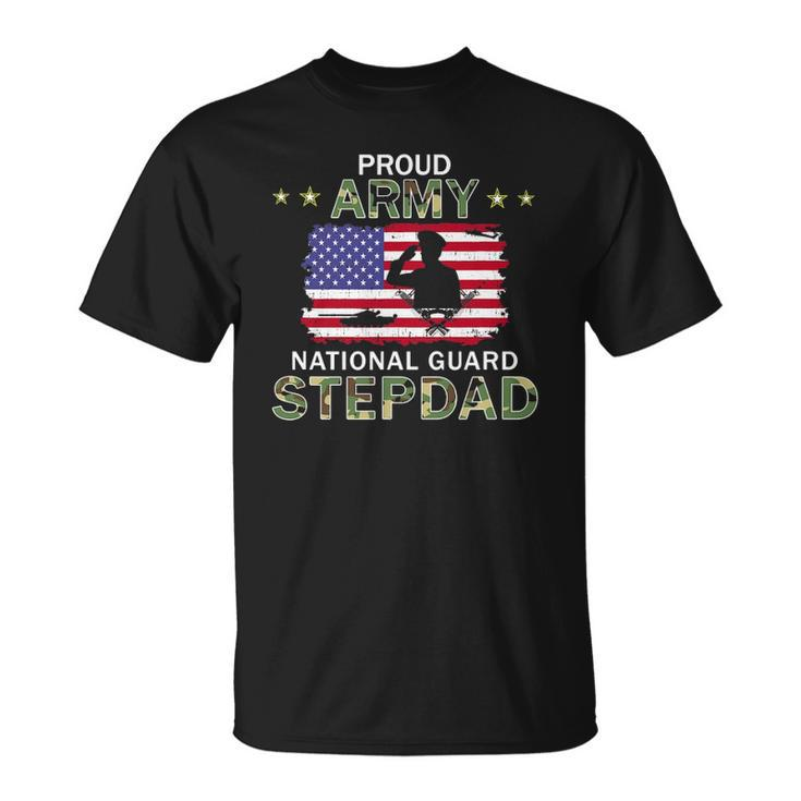 Mens Proud Army National Guard Stepdad Unisex T-Shirt