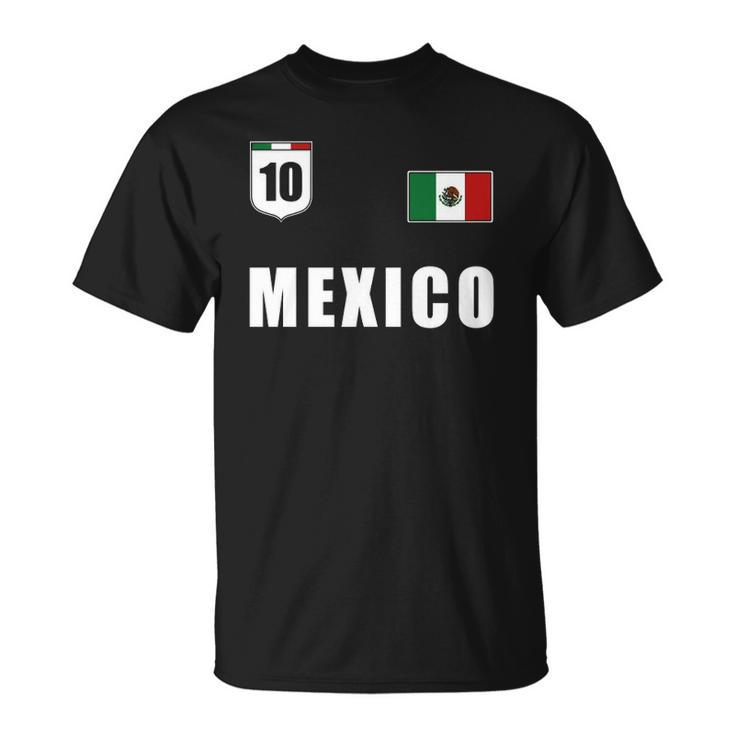Mexico Soccer Player Design For Mexican Jersey Football Fans  Unisex T-Shirt