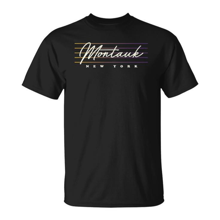 Montauk Retro Style New York Unisex T-Shirt