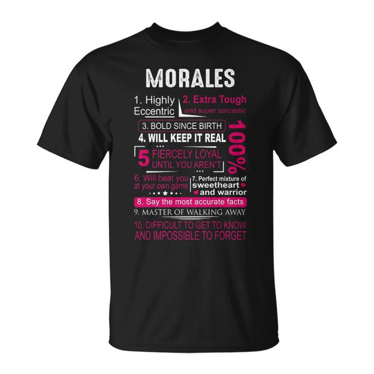 Morales Name Morales V2 T-Shirt
