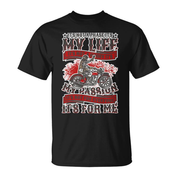 Motorcycle Passion Biker Safety 487 Shirt Unisex T-Shirt