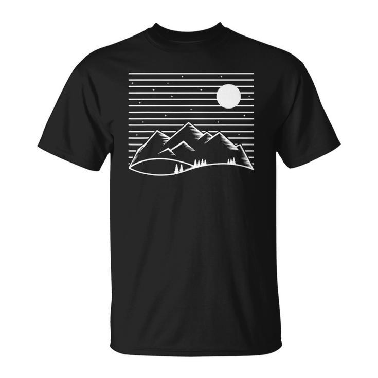 Mountains Nature Outdoor Adventure Nature Lover Gift Unisex T-Shirt