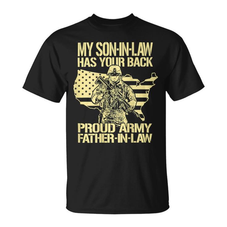 My Soninlaw Has Your Back Proud Army 688 Shirt Unisex T-Shirt