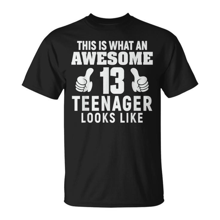 Nager Birthday 13 Years Old 13Th B-Day Funny Quote  Unisex T-Shirt