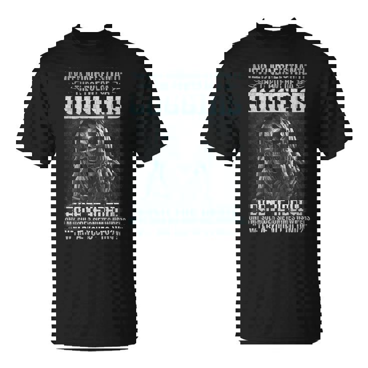 Never Underestimate The Power Of An Goggins Even The Devil V9 Unisex T-Shirt