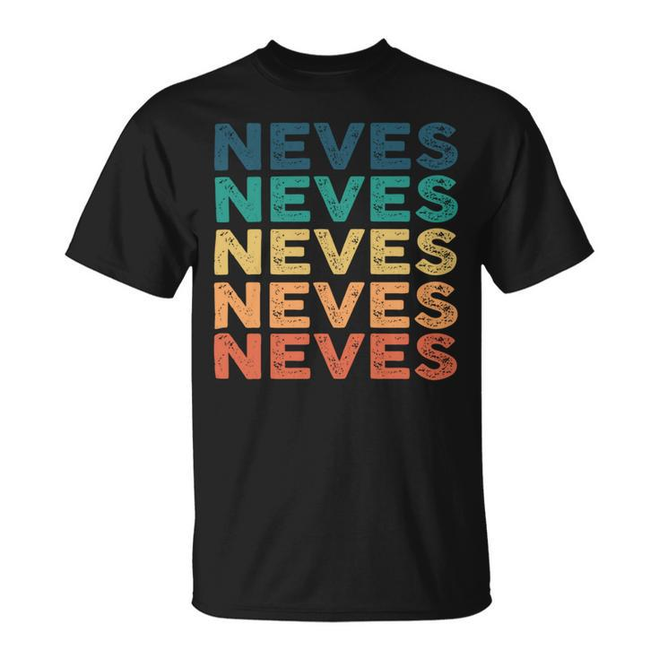 Neves Name Shirt Neves Family Name Unisex T-Shirt