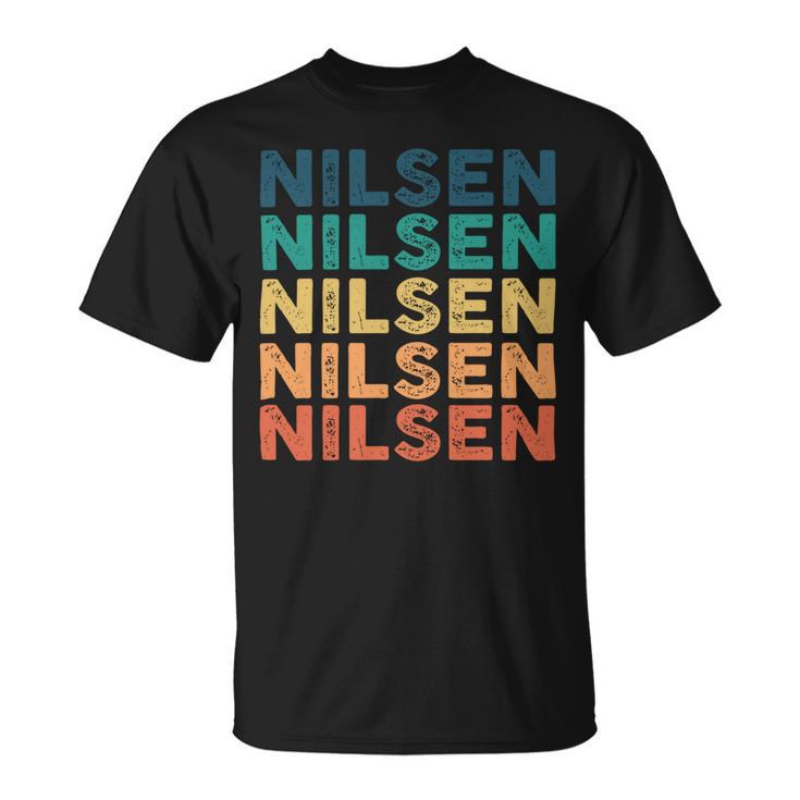 Nilsen Name Shirt Nilsen Family Name V2 Unisex T-Shirt