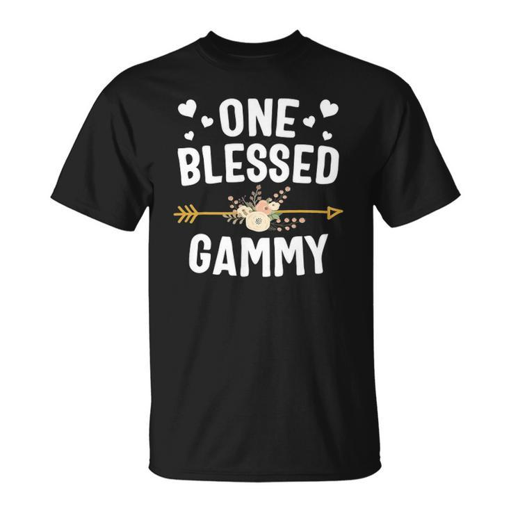 One Blessed Gammy  Cute Mothers Day Gifts Unisex T-Shirt
