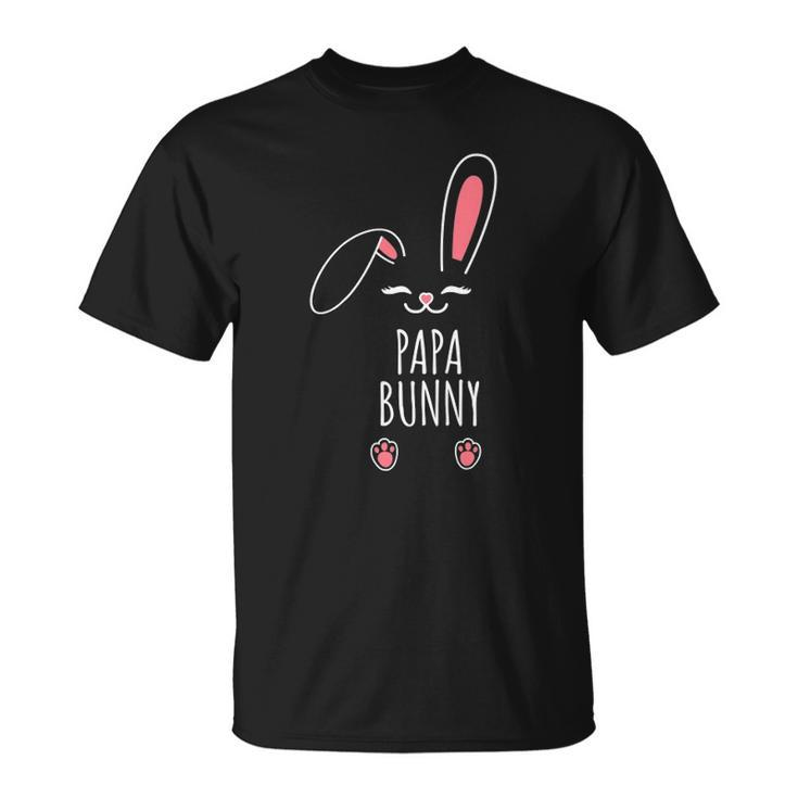 Papa Bunny Funny Matching Easter Bunny Egg Hunting Unisex T-Shirt