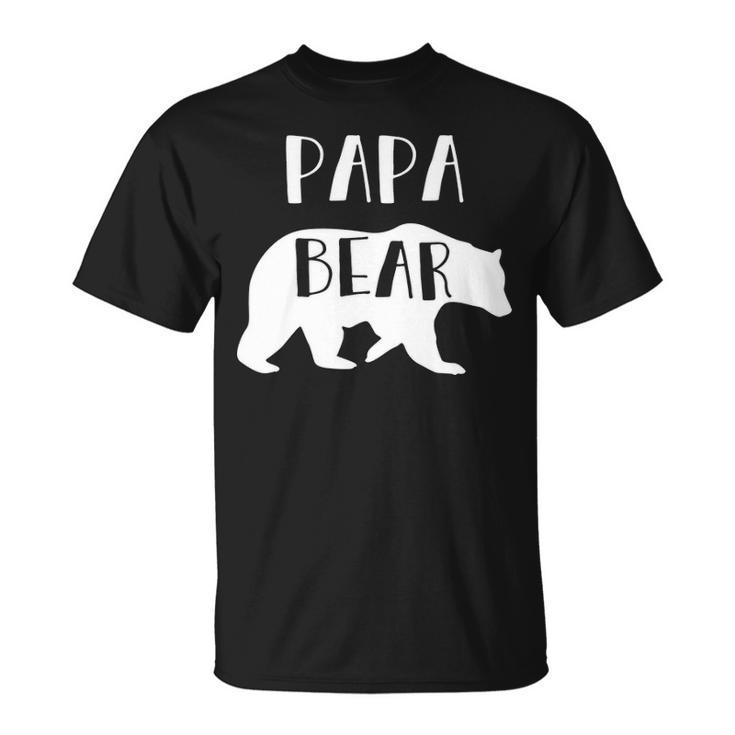 Papa Grandpa Papa Bear T-Shirt