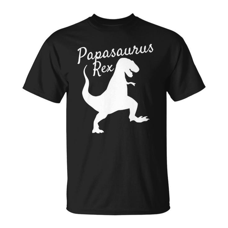 Papa Saurus Rex  Family Dinosaur Pajamas Unisex T-Shirt