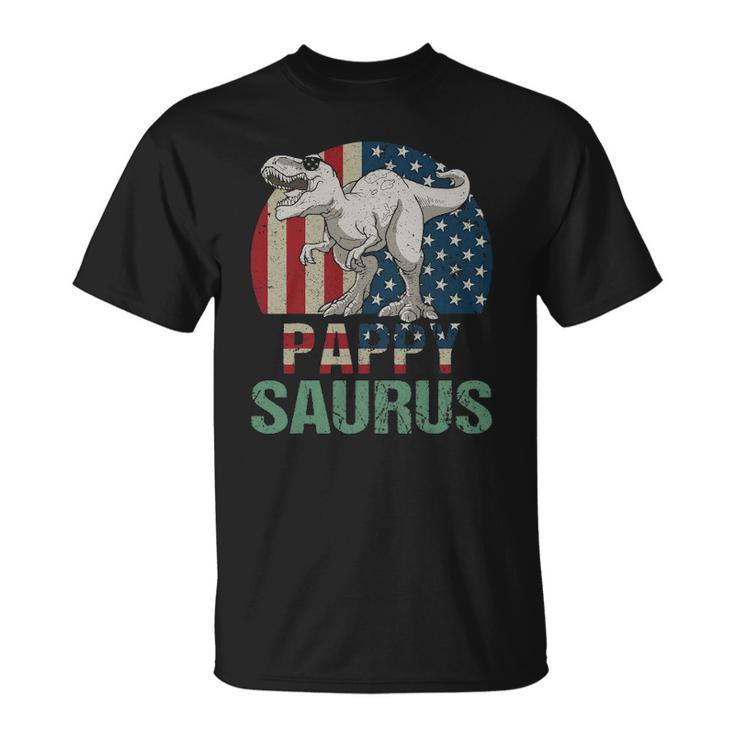 Pappysaurus Dinosaur Pappy Saurus Fathers Day 4Th Of July Unisex T-Shirt