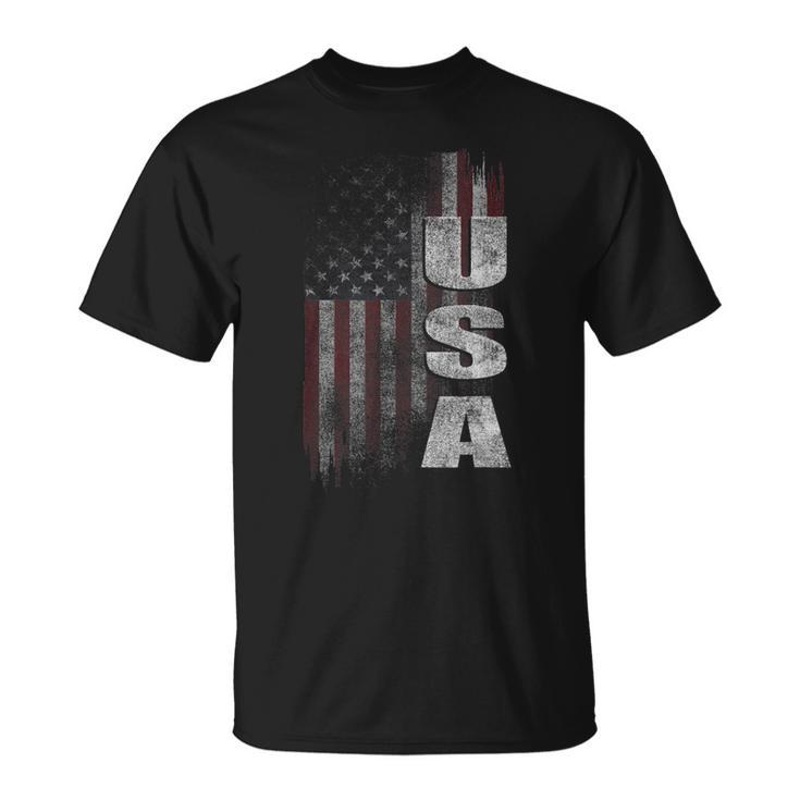 Patriotic Usa American Flag  V2 Unisex T-Shirt