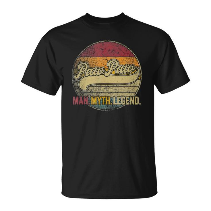Paw Paw The Man Myth Legend Christmas Gift Grandpa Pawpaw  Unisex T-Shirt