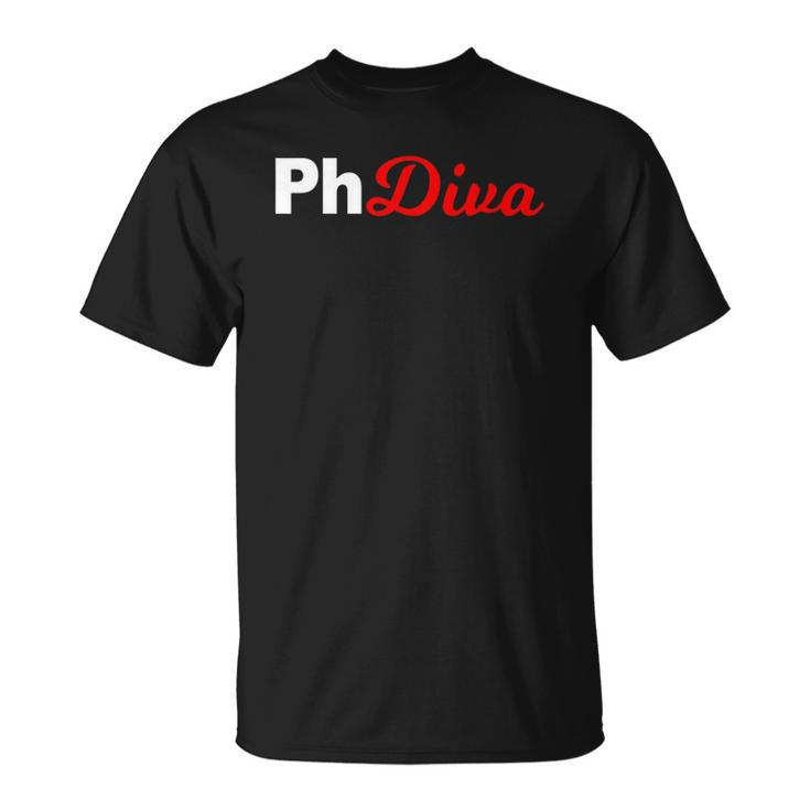 Phdiva Fancy Doctoral Candidate Phdiva T-shirt