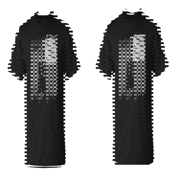 Pineapple Usa American Flag 4Th Of July Patriotic Fruit Unisex T-Shirt