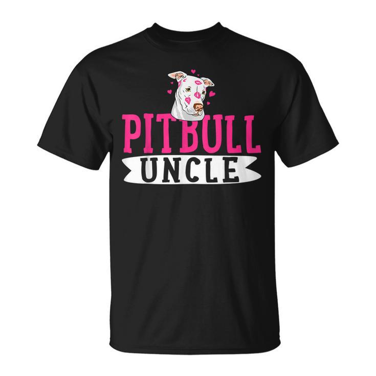 Pitbull Uncle Pit Bull Terrier Dog Pibble Owner T-shirt